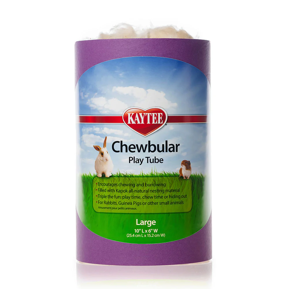 Kaytee Chewbular Play Tube for Pet Rabbits and Guinea Pigs, Large - Image 3