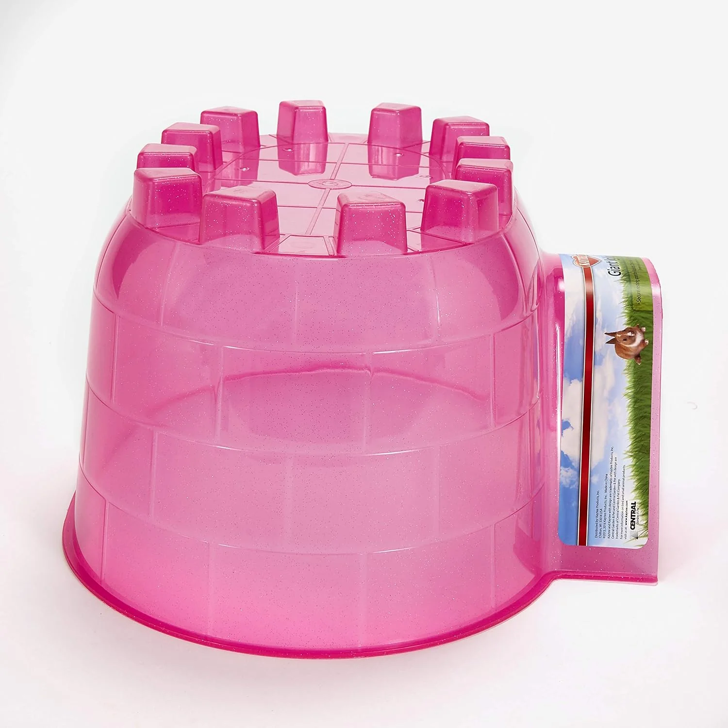 Kaytee Igloo Habitat Hideout For Pet Rabbits, Ferrets, Guinea Pigs, and Other Small Animals, Giant - Image 2