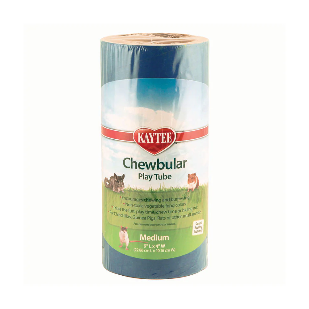 Kaytee Chewbular Play Tube for Pet Guinea Pigs, Rats and Chinchillas, Medium - Image 3