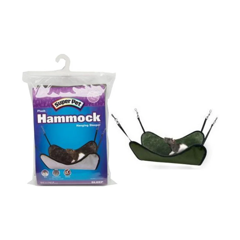 Kaytee Cozy Hammock Hanging Plush Sleeper for Ferrets, Rats, Chinchillas and other Small Animals - Image 3
