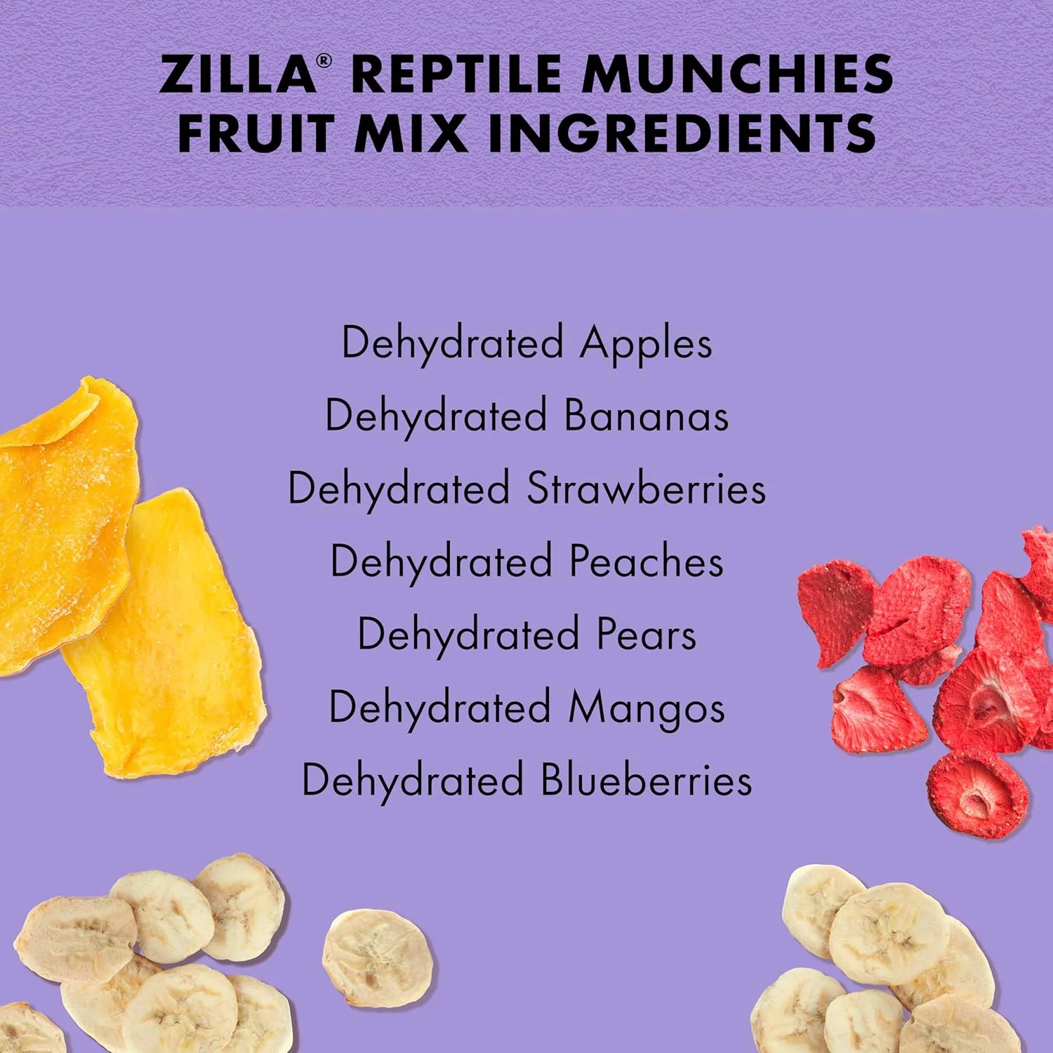 Zilla Reptile Food Munchies Fruit Mix for Pet Iguanas, Skinks, Tegus, Box Turtles, Tortoises & Hermit Crabs, 2.5 Ounce - Image 5