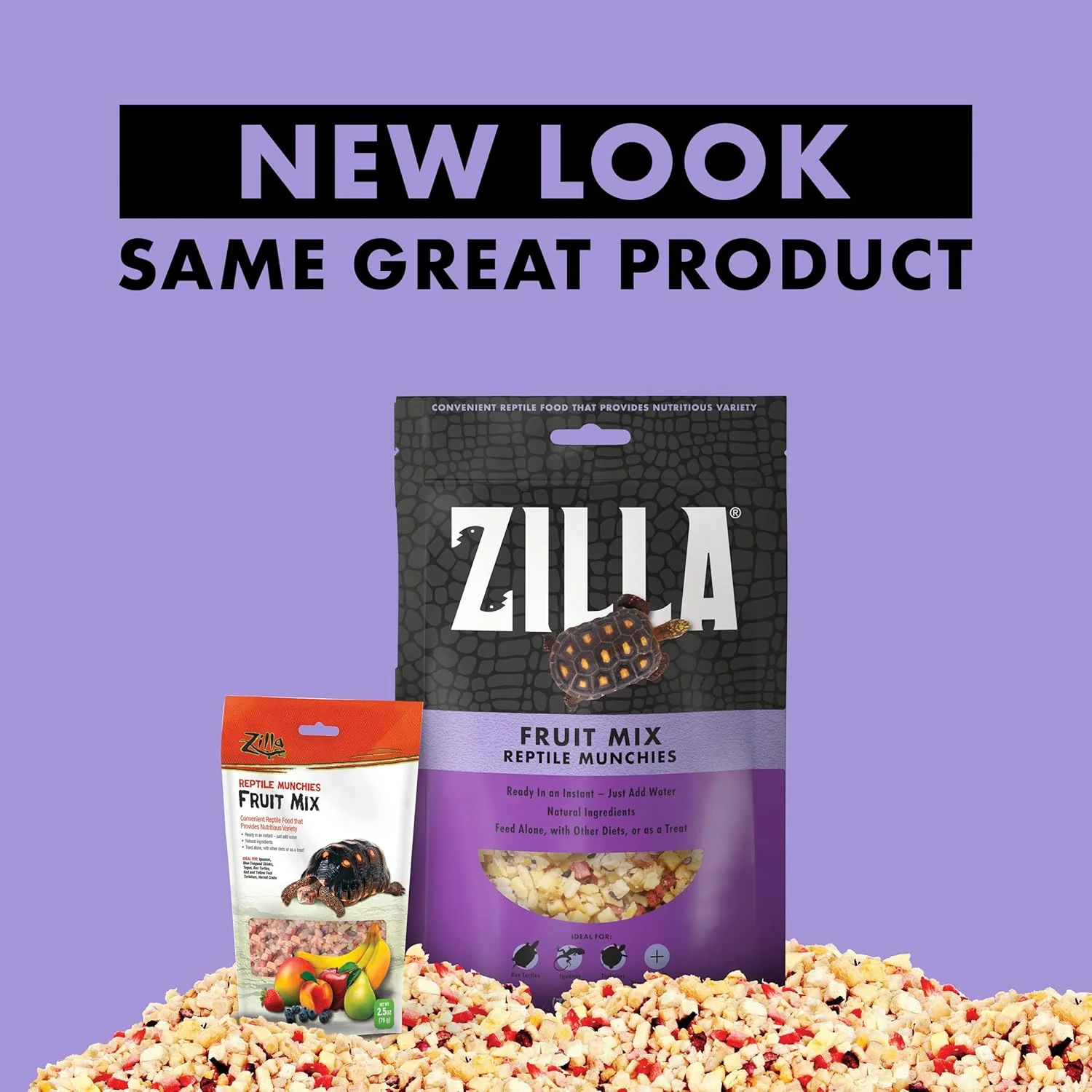 Zilla Reptile Food Munchies Fruit Mix for Pet Iguanas, Skinks, Tegus, Box Turtles, Tortoises & Hermit Crabs, 2.5 Ounce - Image 7