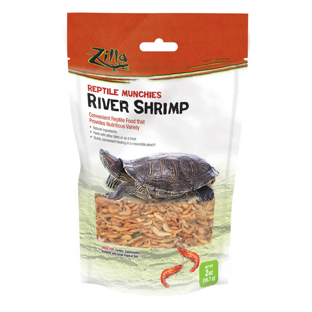 Zilla Reptile Munchies River Shrimp 2 Ounces