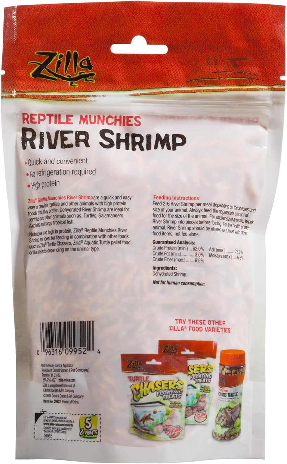 Zilla Reptile Munchies River Shrimp 2 Ounces - Image 2