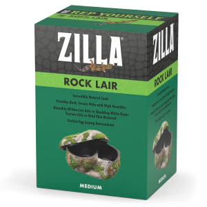 Zilla Pet Terrarium Rock Lair, Reptile Hide for Lizards, Snakes and More, Large - Image 6