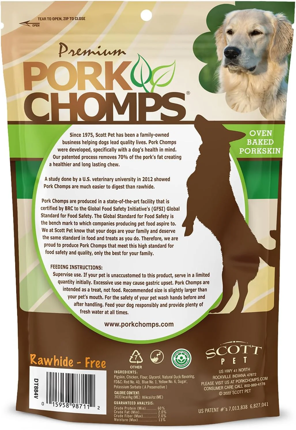 Pork Chomps Premium 6CT Meaty Skewers, Brown - Image 7