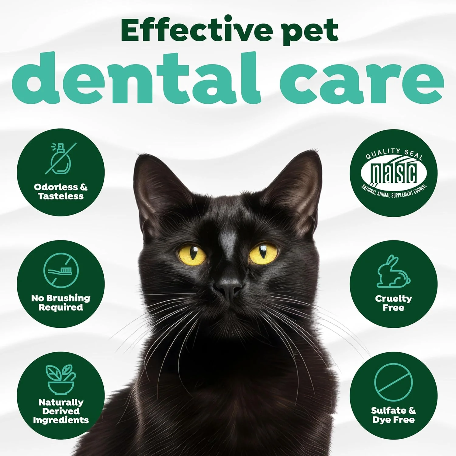 TropiClean Fresh Breath for Cats | Cat Dental Care and Teeth Cleaning | Breath Freshener | Water Additive for Cats | - Image 4