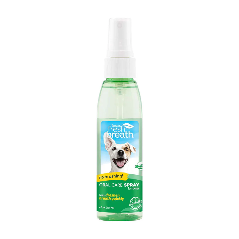 TropiClean Fresh Breath Oral Care Spray for Dogs & Cats