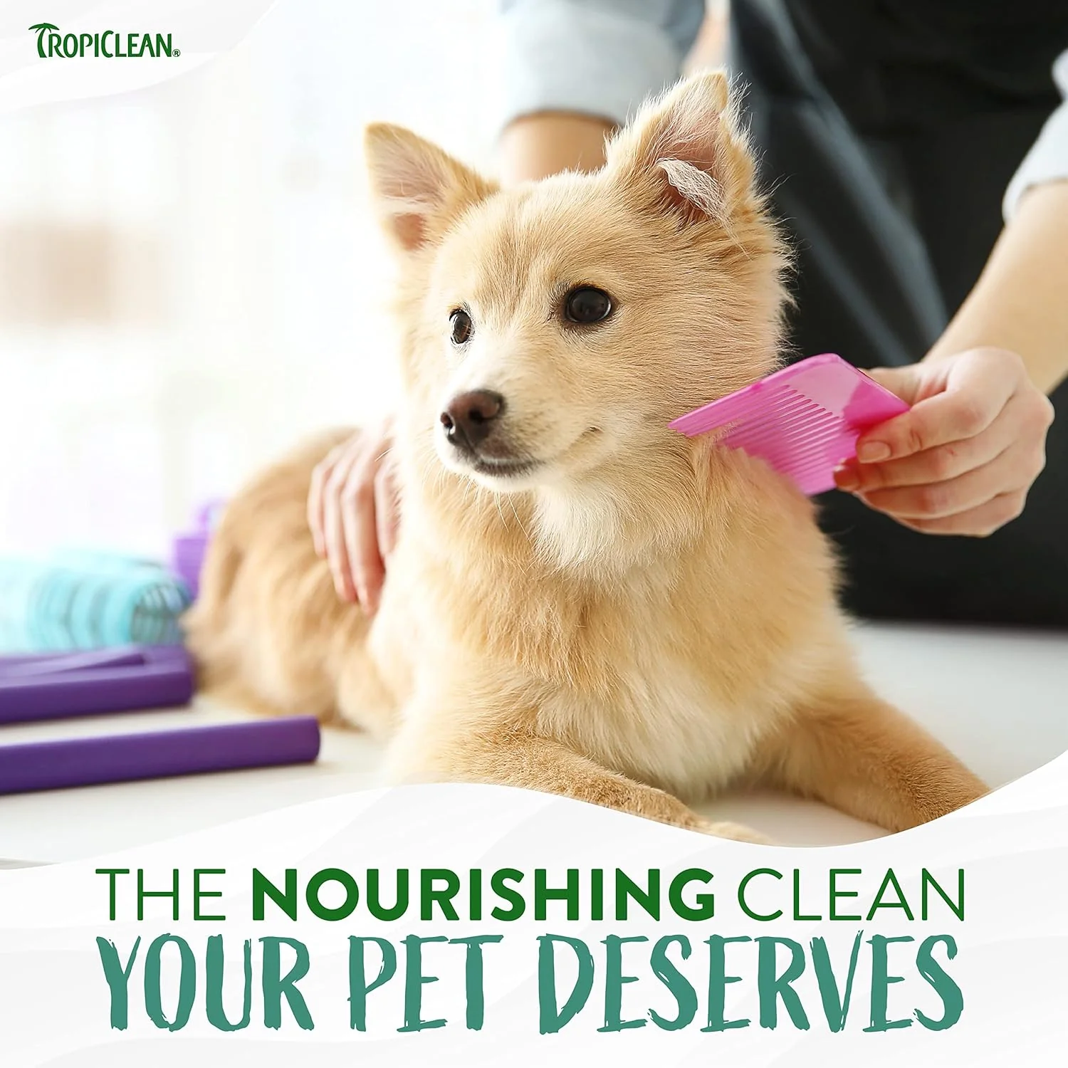 TropiClean Cocoa Butter Ear Wash for Dogs & Cats | Alcohol Free Dog Ear Cleaner Solution | Pet Ear Wash Derived from Natural Ingredients | - Image 3