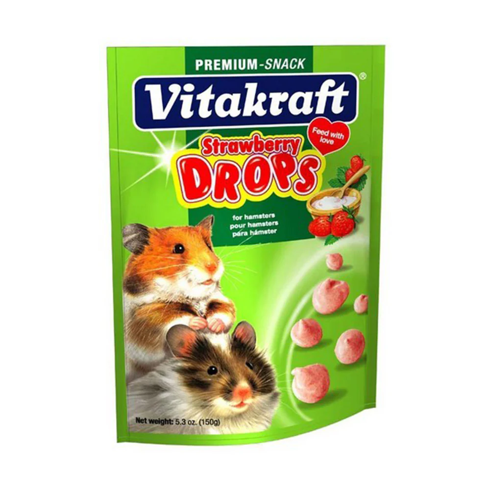 Vitakraft Drops with Strawberry Hamster Treats