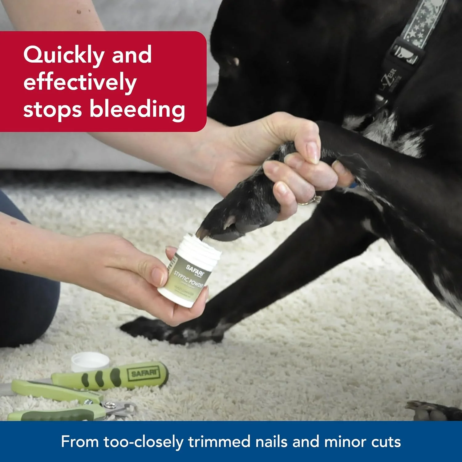 Coastal Pet Safari Pet Styptic Powder - Blood Clotting Powder for Pet and Dog First Aid Kit and Grooming - Image 3