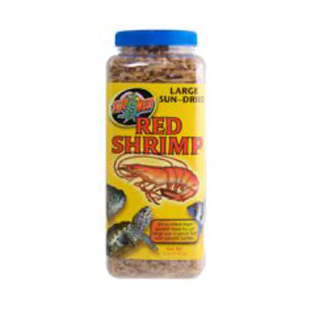 Zoo Med Laboratories Large Aquatic Sun-Dried Red Shrimp