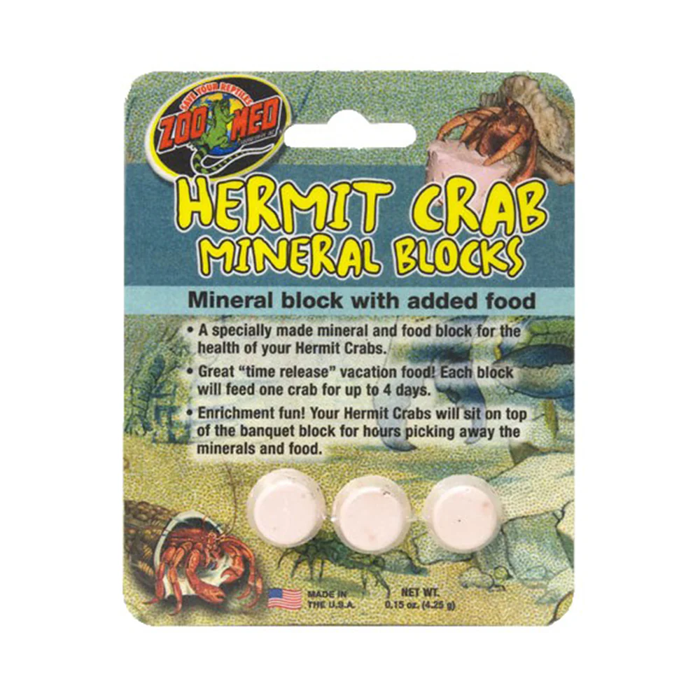 Zoo Med Laboratories Hermit Crab Mineral Blocks