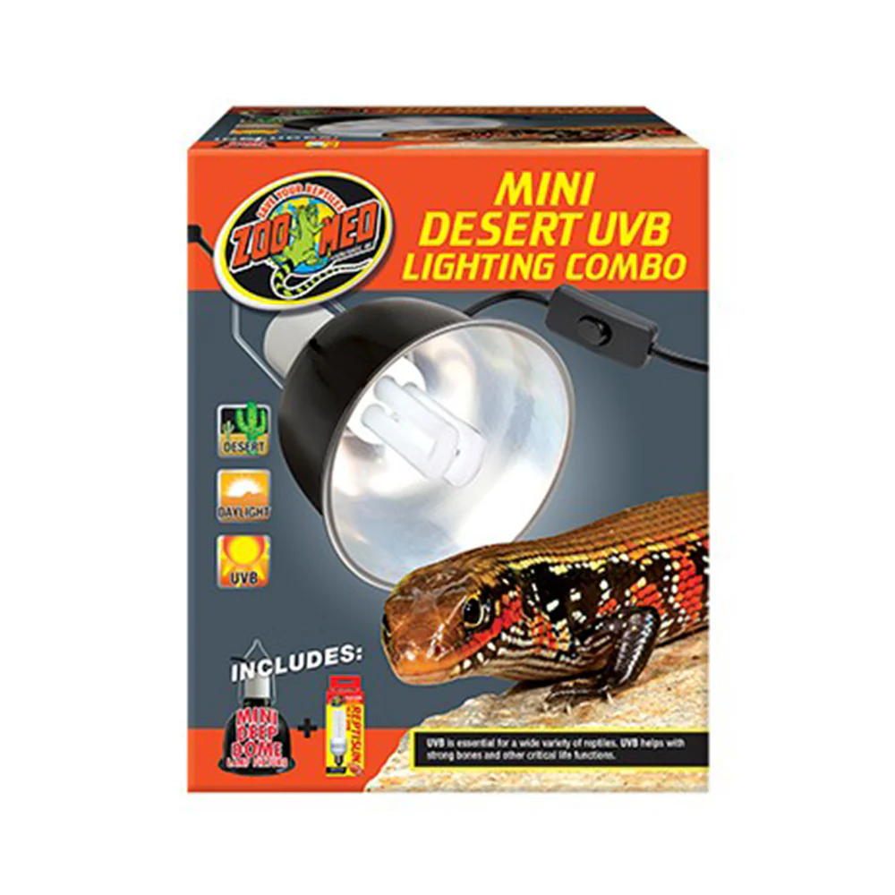 Zoo Med Laboratories Mini Desert Umbi Lighting Combo