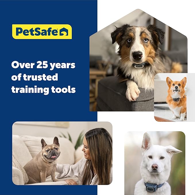 PetSafe Spray Bark Dog Collar, Automatic No Bark Device for Dogs 8 lb. and Up - Rechargeable and Water-Resistant – Includes Citronella and Unscented Spray Refills & USB Charging Cable, Navy - Image 5