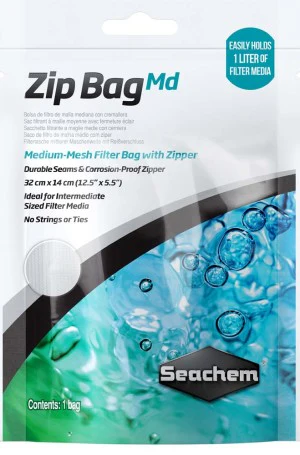 Seachem® Zip Bag™ Large-Mesh Filter Bag with Zipper - Image 3
