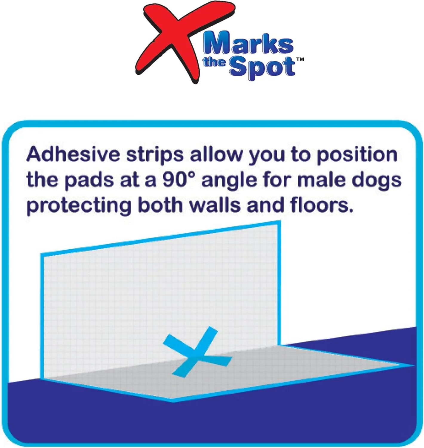 SPOT X Marks The Spot Extra Absorbent Puppy Pads with Adhesive Strips & Pheromones – Attracts Dogs to Center for Training & Potty - Image 5