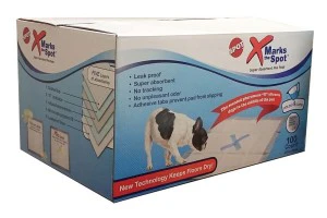 SPOT X Marks The Spot Extra Absorbent Puppy Pads with Adhesive Strips & Pheromones – Attracts Dogs to Center for Training & Potty - Image 9