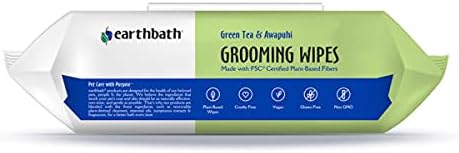 Earthbath, Green Tea & Awapuhi Grooming Pet Wipes, 100 Count - Image 2