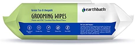 Earthbath, Green Tea & Awapuhi Grooming Pet Wipes, 100 Count - Image 3
