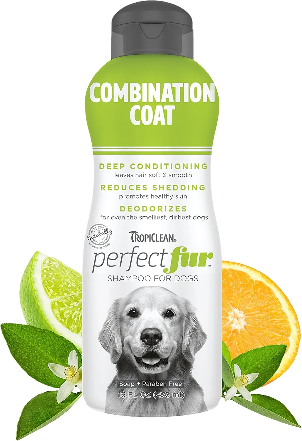 TropiClean Perfect Coat Shampoo for Dogs 16oz - Image 9
