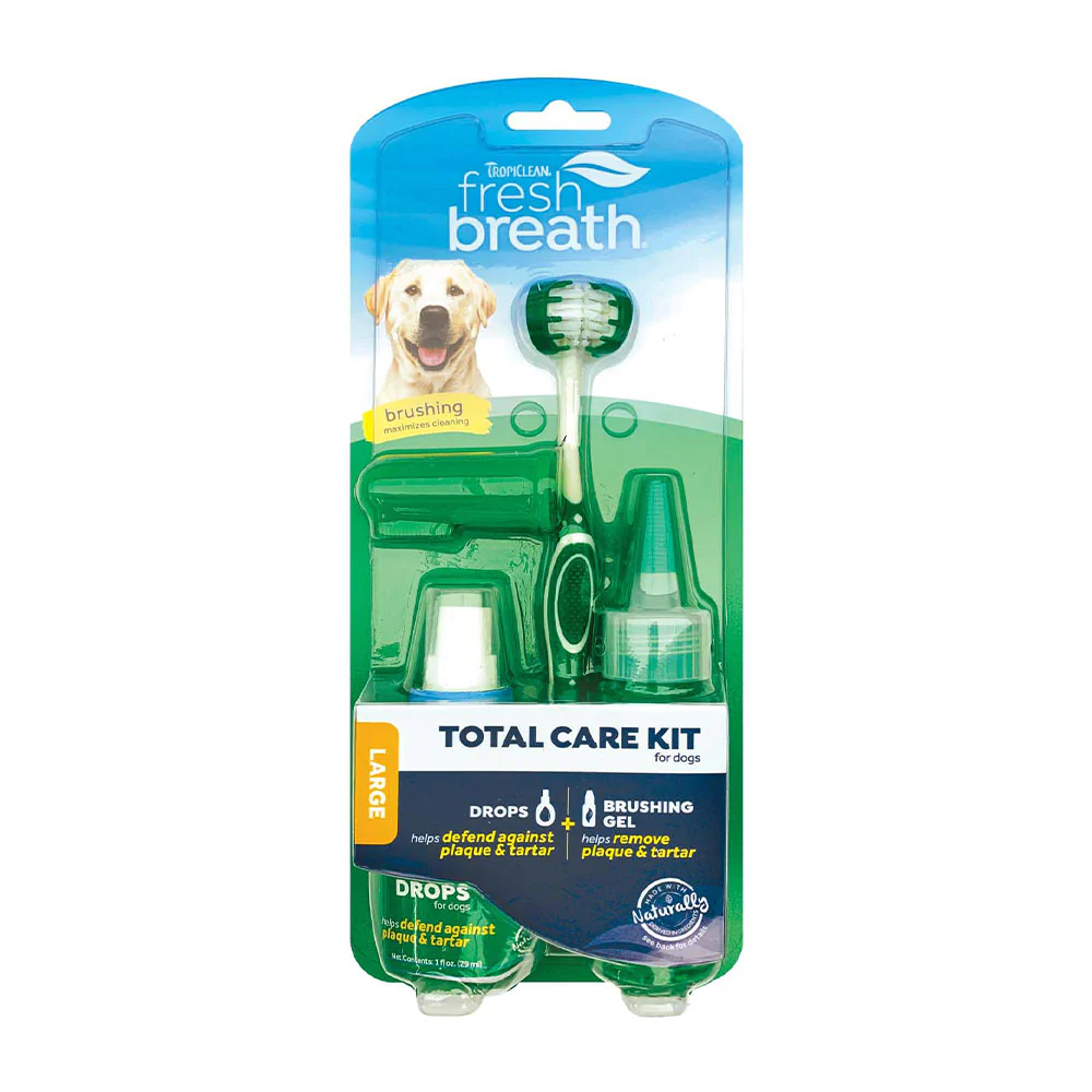 TropiClean Fresh Breath & Tartar Control Total Care System for Large Dogs
