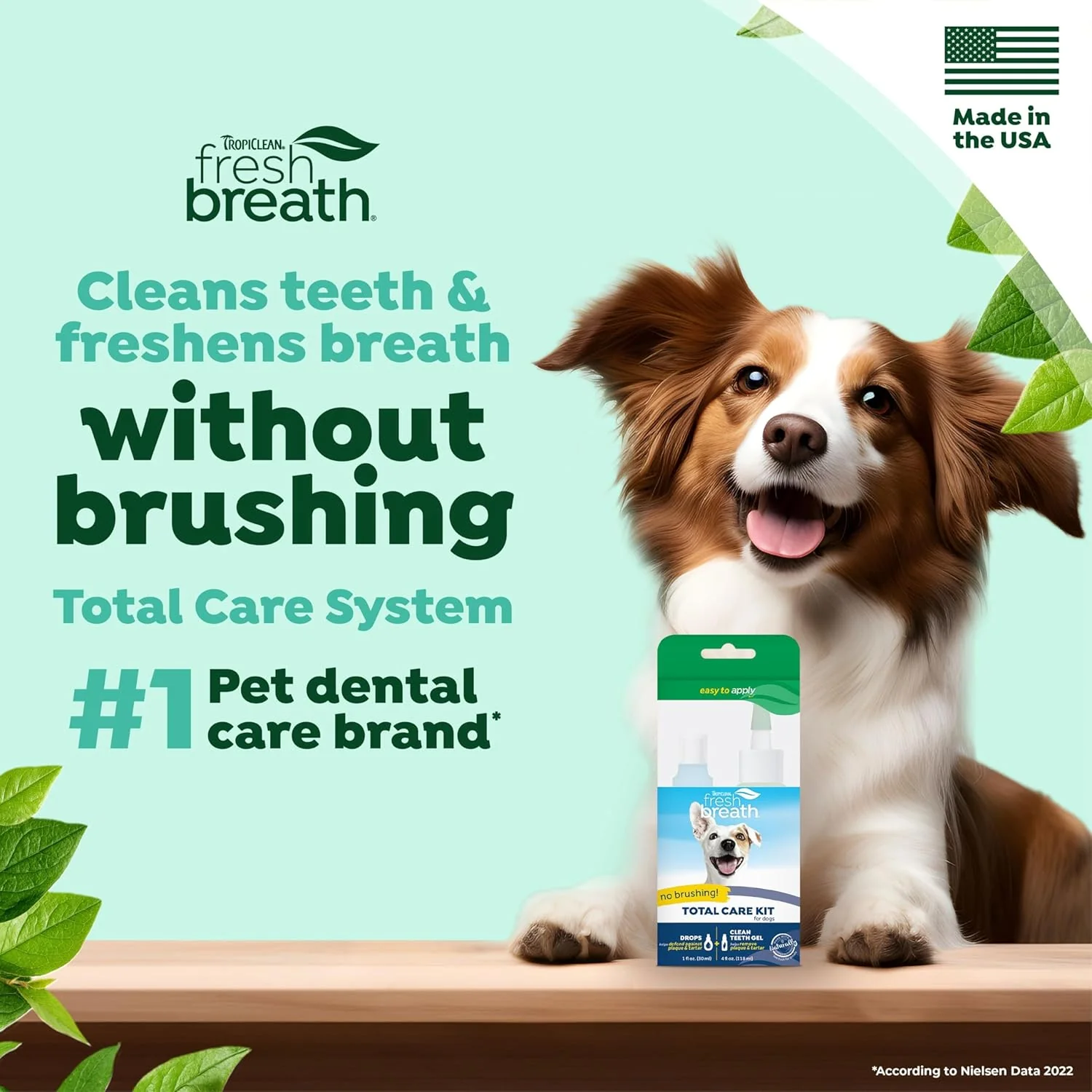 TropiClean Fresh Breath No Brush Total Care Kit | Dog Dental Hygiene| - Image 2