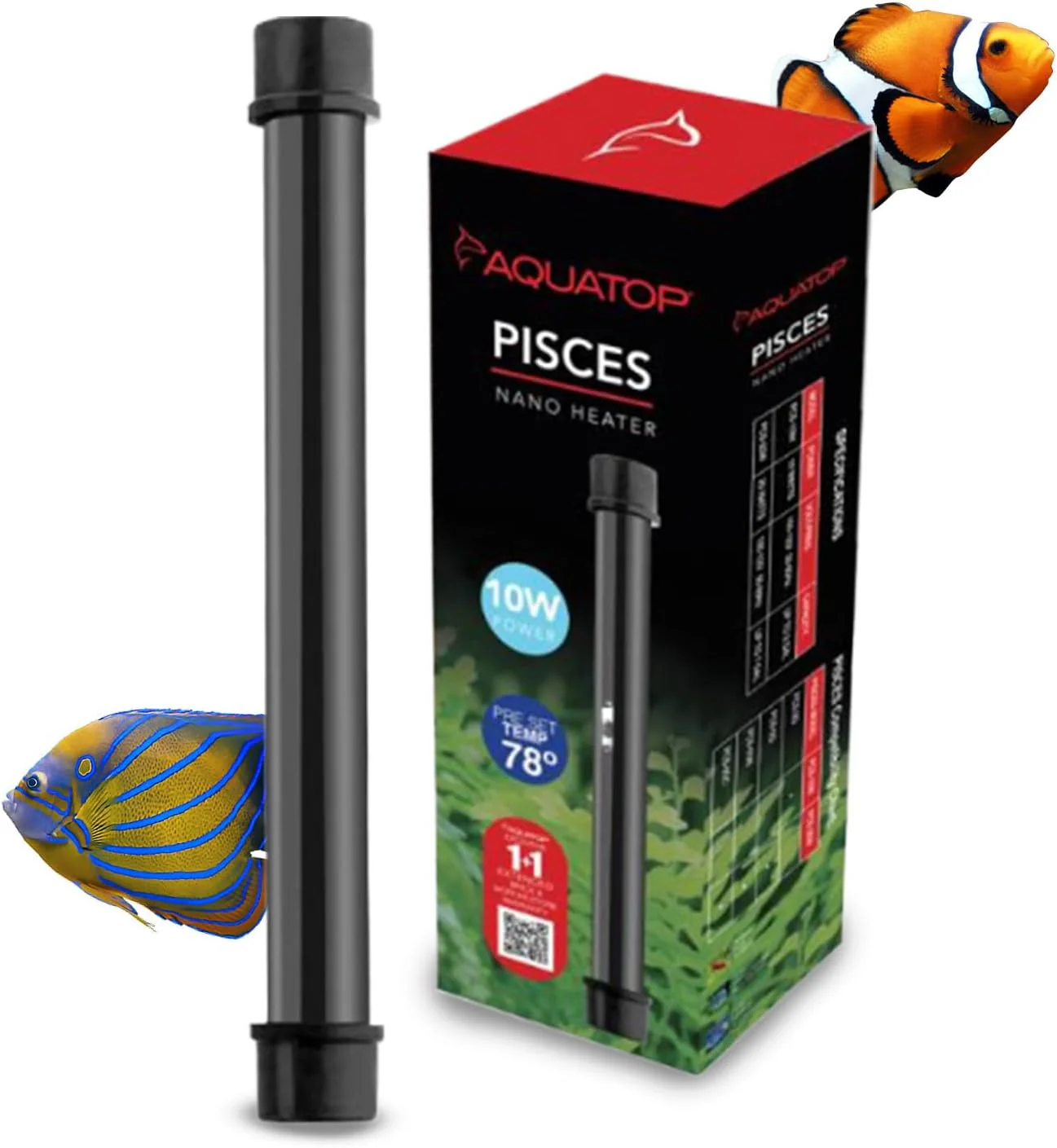 Aquatop® Pisces Nano Aquarium Heater 10 Watt for Up to 3 Gallons - Image 2