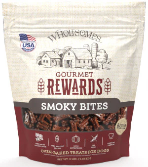 Wholesomes Gourmet Rewards Biscuit Dog Treats Smoky Bites - Image 7