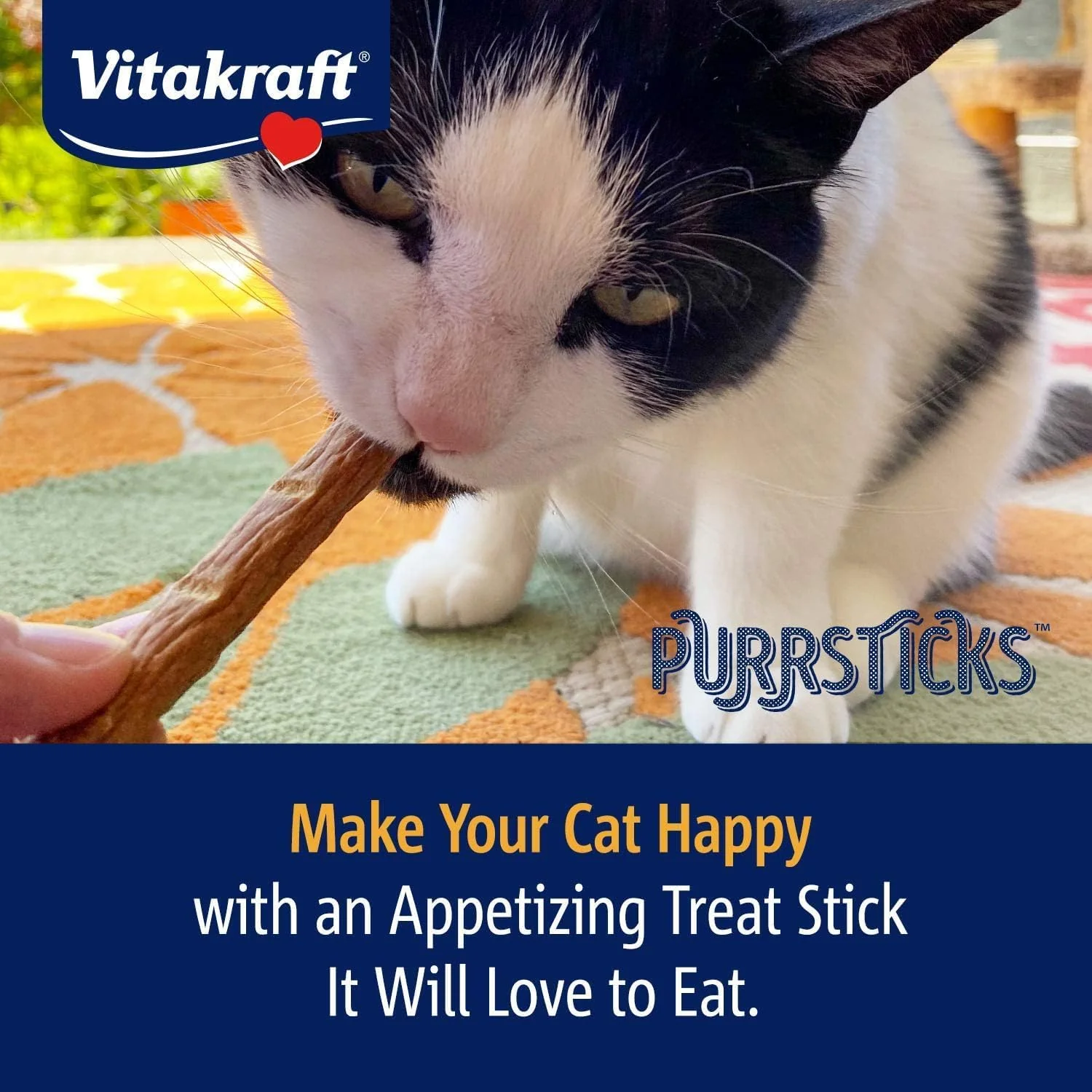 Vitakraft PurrSticks Meaty Cat Sticks - Chicken with Salmon - Segmented and Breakable Meatstick - Deliciously Tender - Image 3