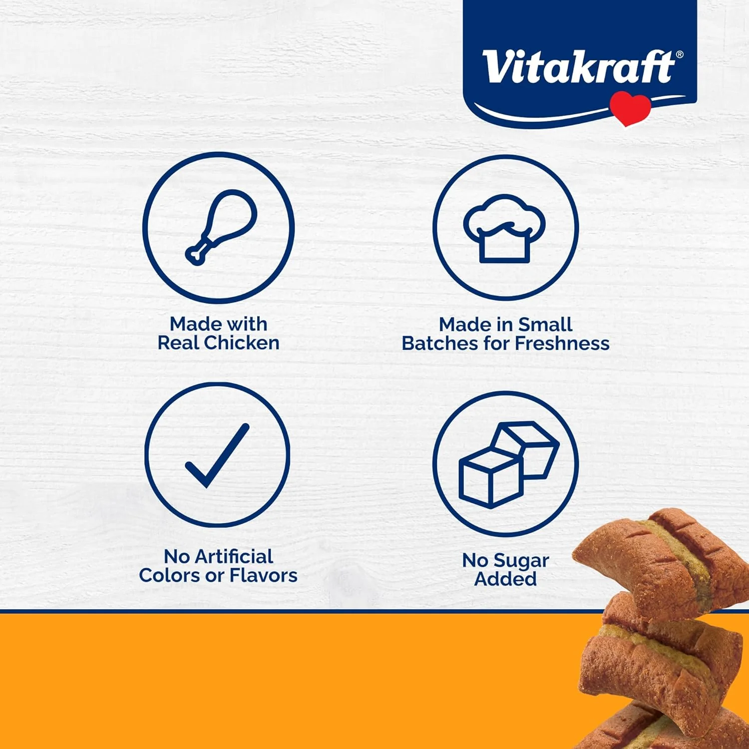 Vitakraft Meaty Morsels Mini Treats for Dogs - Chicken with Sweet Potatoes - Super Soft Dog Treats for Training - Image 2
