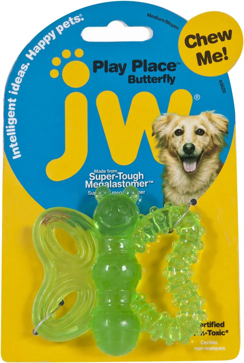 JW® Playplace Butterfly Teether Dog Toys Color - Image 3