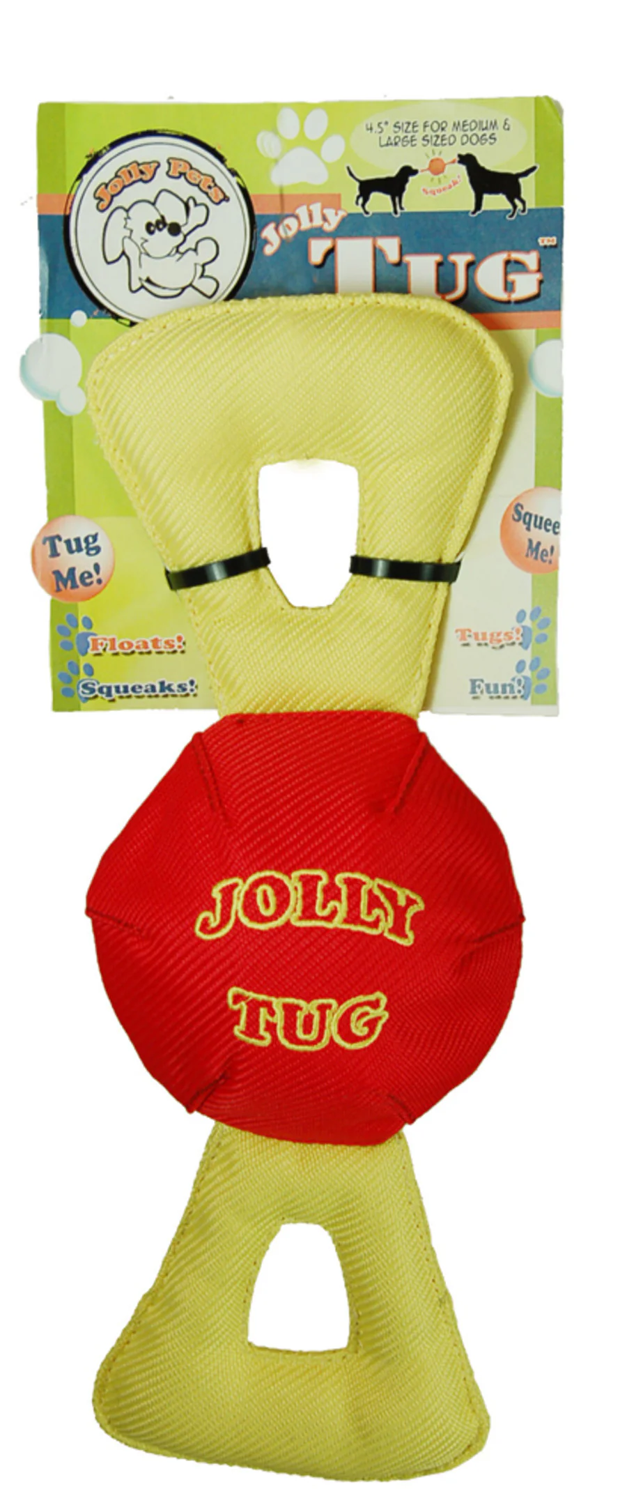 Jolly Pets Jolly Tug Dog Tug and Squeak Toy - Image 3