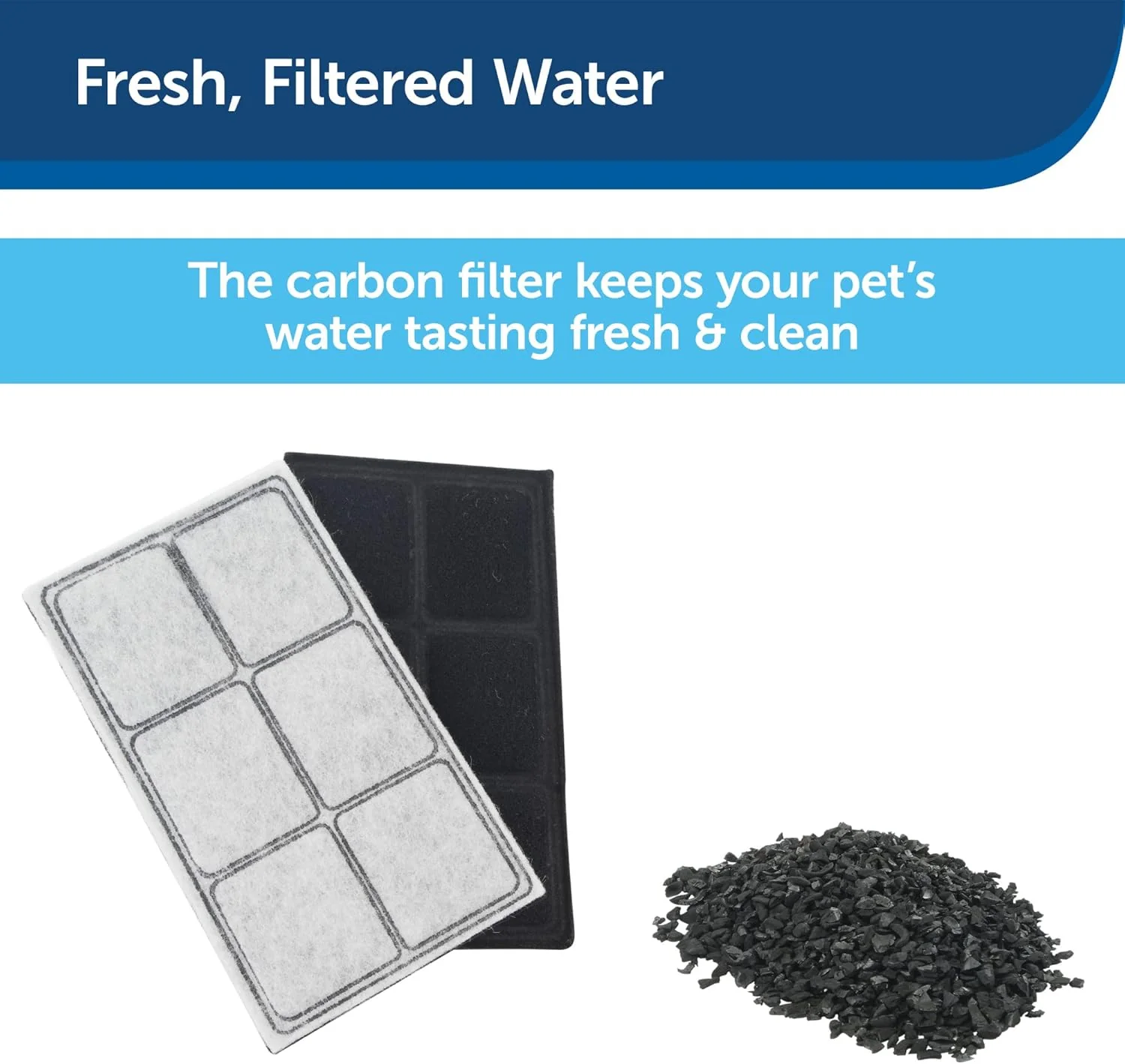 PetSafe Drinkwell Premium Replacement Carbon Filters, Dog and Cat Water Fountain Filters, 3 Pack - Image 3