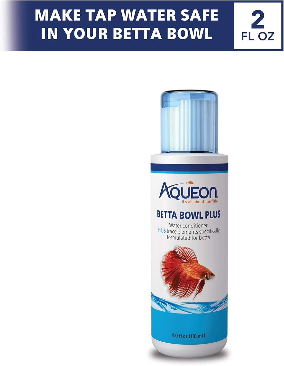 Aqueon® Betta Bowl Plus Water Conditioner 4 Oz - Image 2