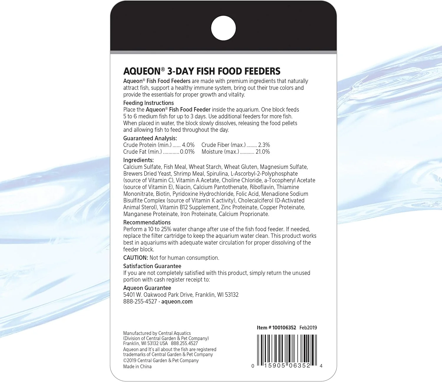 Aqueon® 3 Day Tropical or Goldfish Vacation Feeder 4 Count - Image 7
