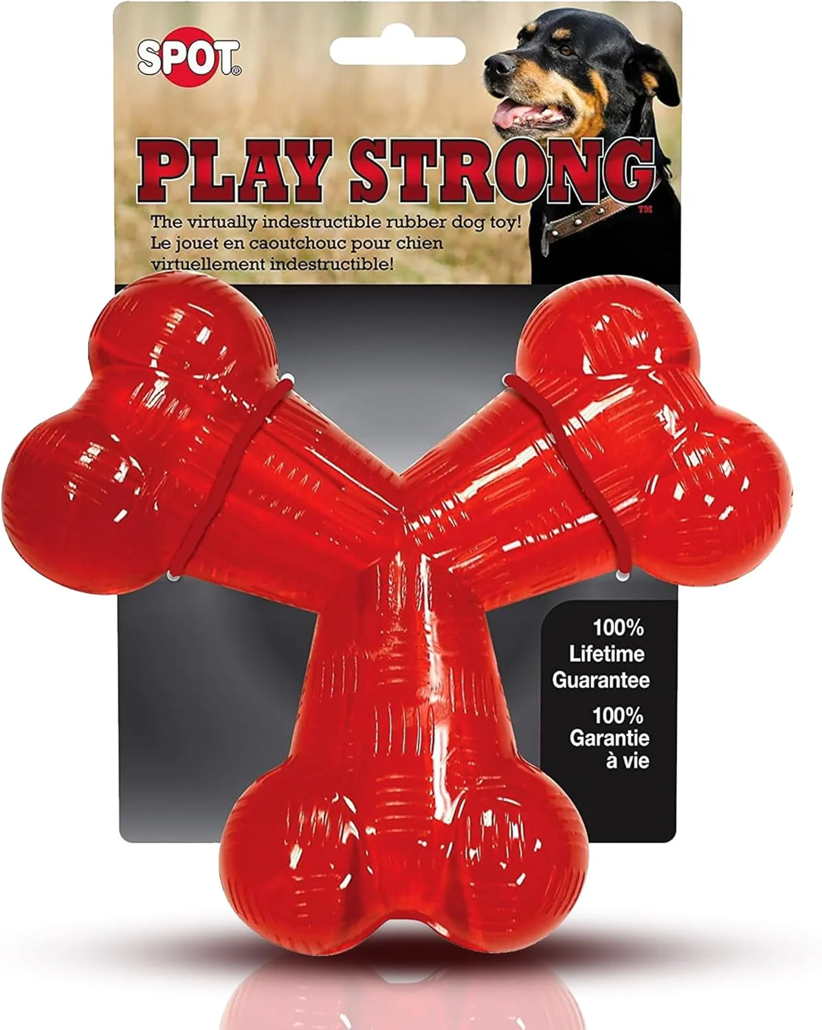 SPOT ethischen Pets Trident 6 Spielzeug, 15,2 cm, Rot - Image 4