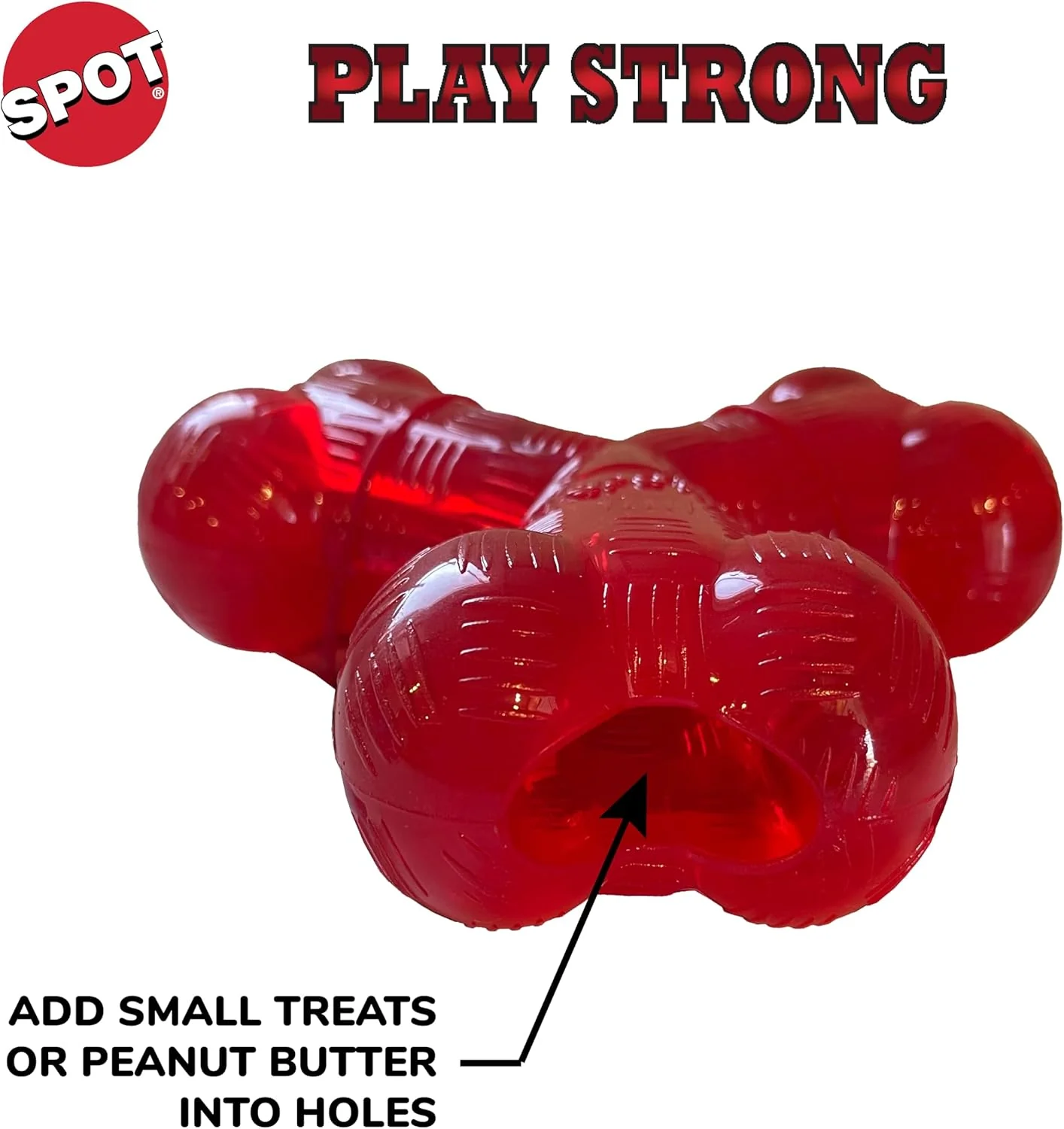 SPOT ethischen Pets Trident 6 Spielzeug, 15,2 cm, Rot - Image 6