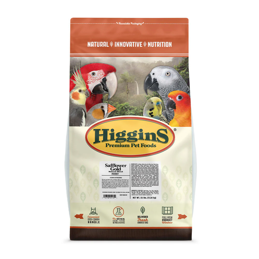 Higgins Safflower Gold Food For Parrots