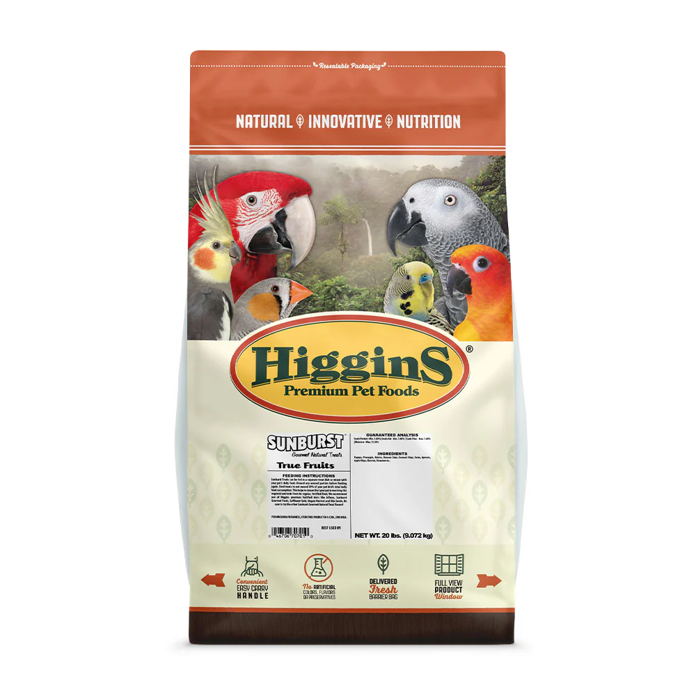 Higgins Snack Attack True Fruits Large Bird Treat