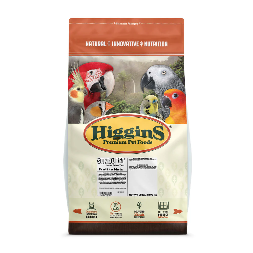 Higgins 466702 Higg Avian Fruit To Nut Treat For Birds