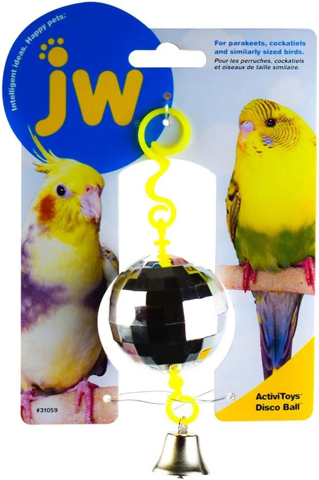 JW® ActiviToys® Disco Ball Bird Toys Multicolor Small/Medium - Image 3