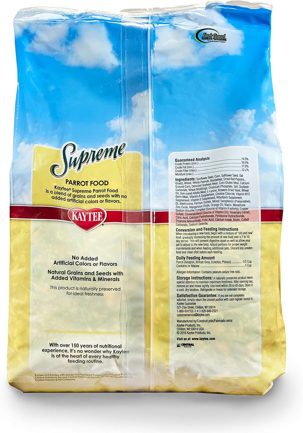 Kaytee® Supreme Parrot Food 5 Lbs - Image 2