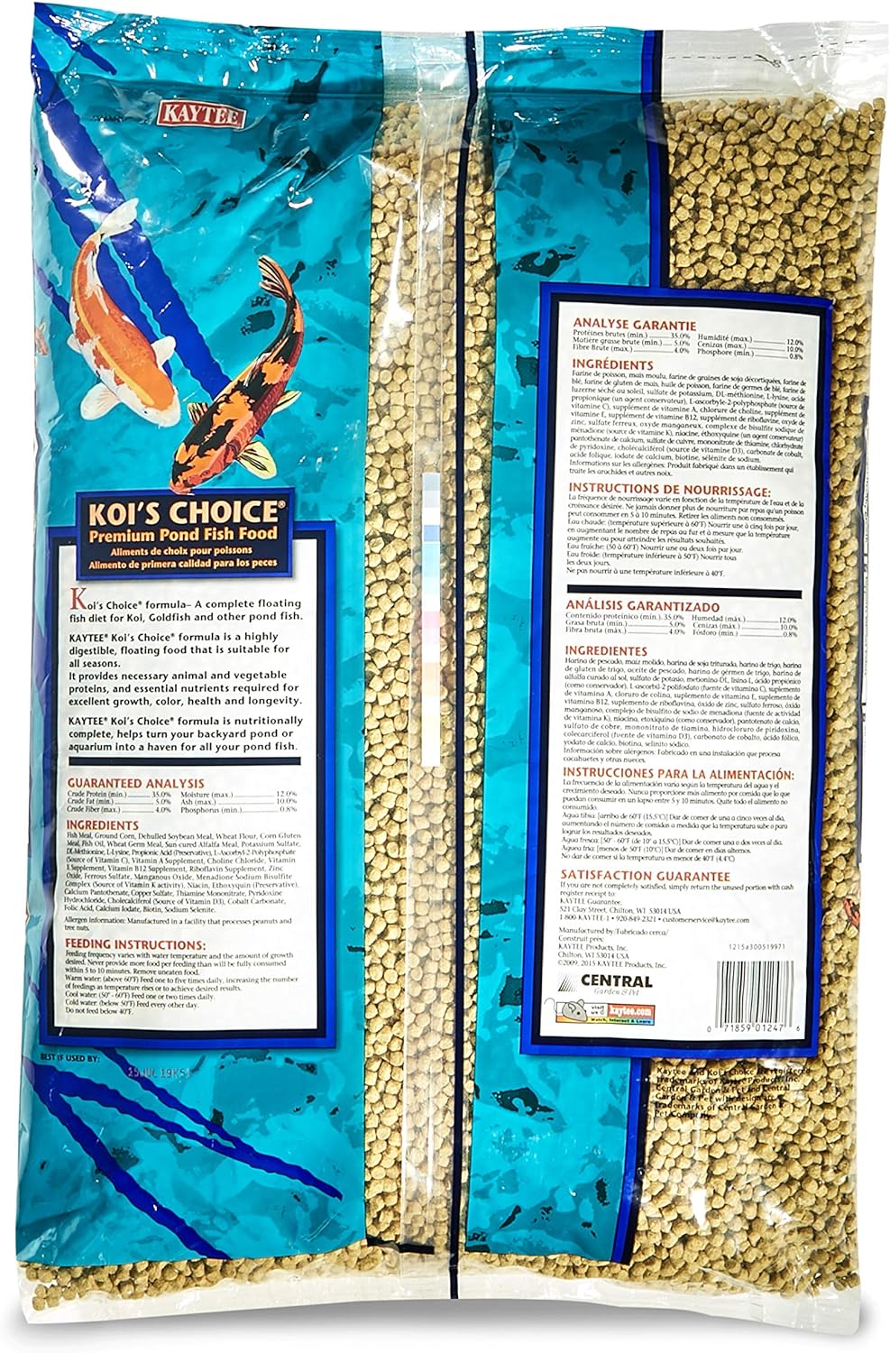 Kaytee Koi's Choice Koi Floating Fish Food, 10 Pound - Image 2