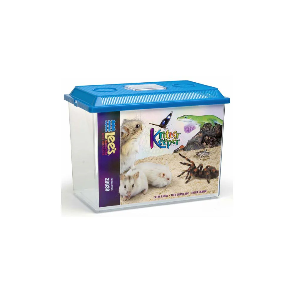 Lee's Kritter Keeper, X-Large Rectangle w/Lid(Assorted colors)