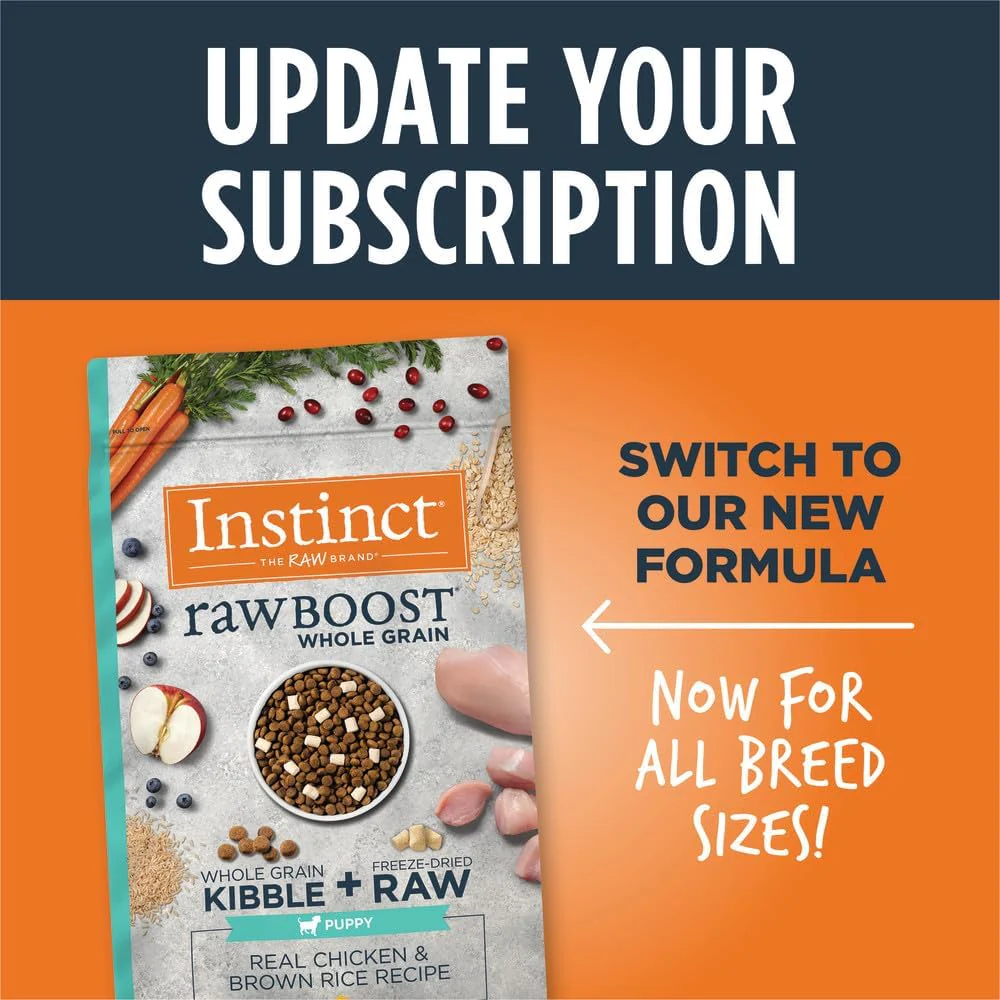 Instinct Raw Boost Puppy, Natural Dry Dog Food with Freeze Dried Pieces, Grain Free Recipe - Real Chicken - Image 10
