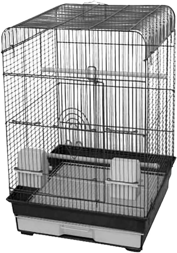 A&E Cage 2 Pack of 18 x18 Flat Top Tall Cage (1 BK/ 1 PW) Metal - Image 3