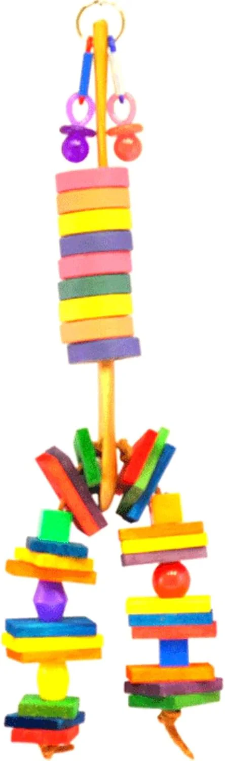 A&E Cage Co. 644029 USA Spoon with Bagels Blocks Beads, Large