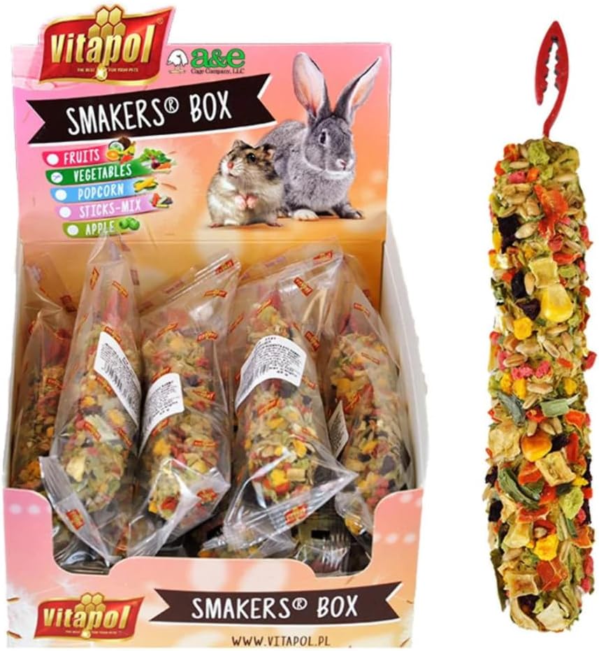 A&E Cage Company Smakers Vegetable Sticks for Small Animals - Image 3