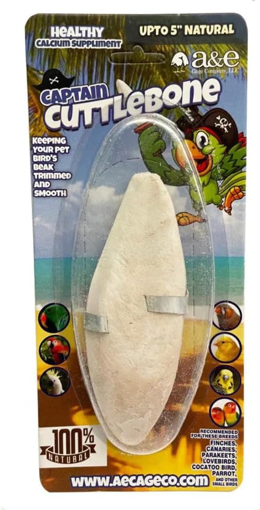 A & E Cages Captain Cuttlebone Bird Treat Natural - Image 3